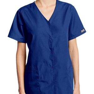 Cherokee Traditional Classic Button you Scrub Top